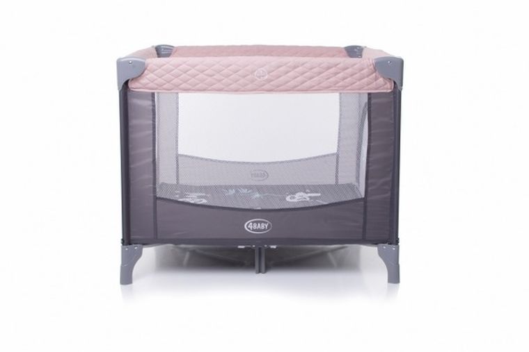 4Baby, Colorado, łóżeczko turystyczne, kojec, Pink