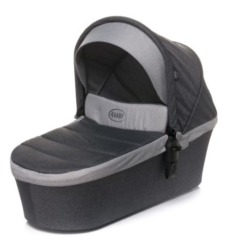4Baby, Cosmo, wózek wielofunkcyjny 2w1, Dark Grey