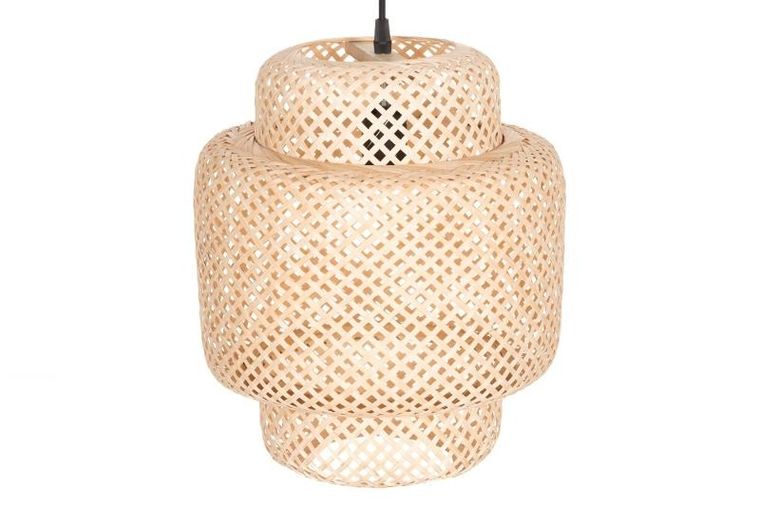 4living, lampa sufitowa z bambusowej plecionki, ø 30 cm