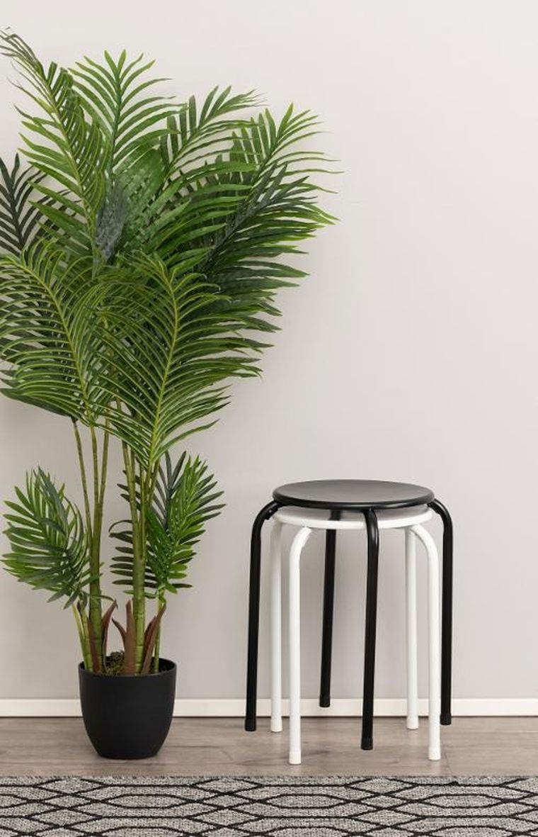 4living, metalowy taboret, średnica 30 cm