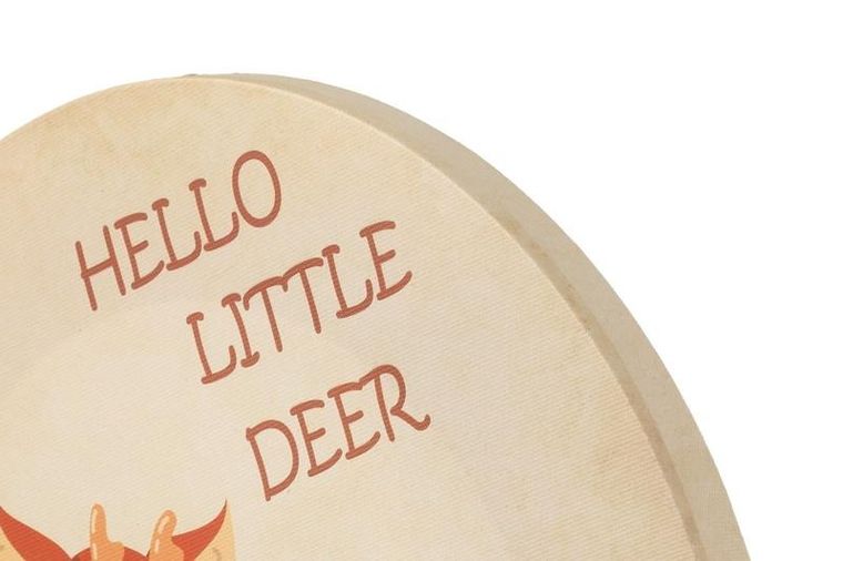 4living, okrągłe obrazki ze zwierzątkami do pokoju dziecięcego, 3 szt.