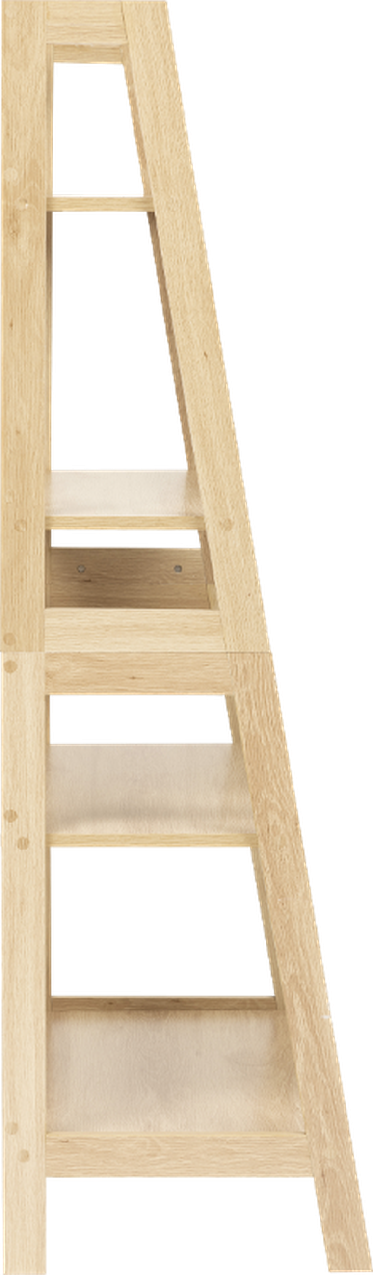 5five Simply Smart, Abana, regał na książki otwarty z 5 półkami, 76-43-146 cm