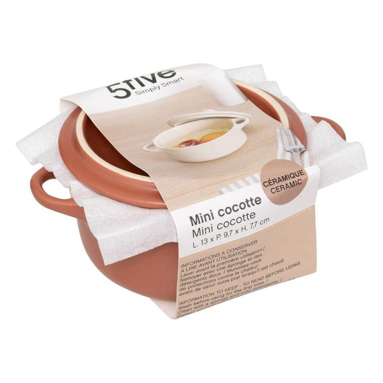 5five Simply Smart, ceramiczne naczynie do zapiekania, 13-9,7-7,7 cm