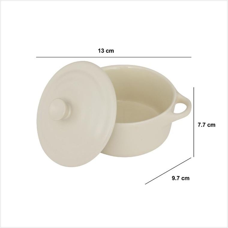 5five Simply Smart, ceramiczne naczynie do zapiekania, 13-9,7-7,7 cm