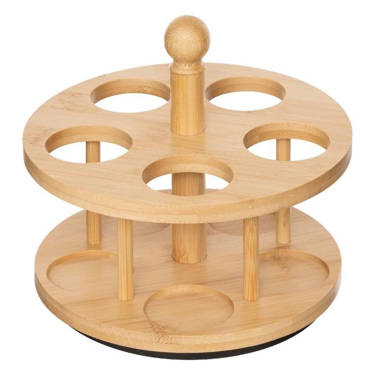 5five Simply Smart, Cozy, obrotowy pojemnik na przyprawy, 4 szklane słoiczki