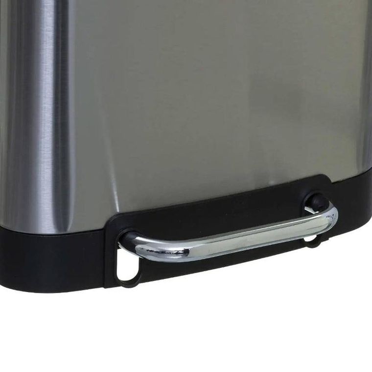 5five Simply Smart, kosz metalowy na śmieci z pedałem nożnym, 30l