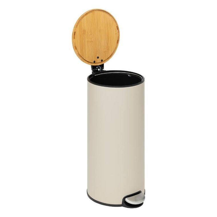 5five simply smart, kosz na śmieci modern, metalowy, 30 l