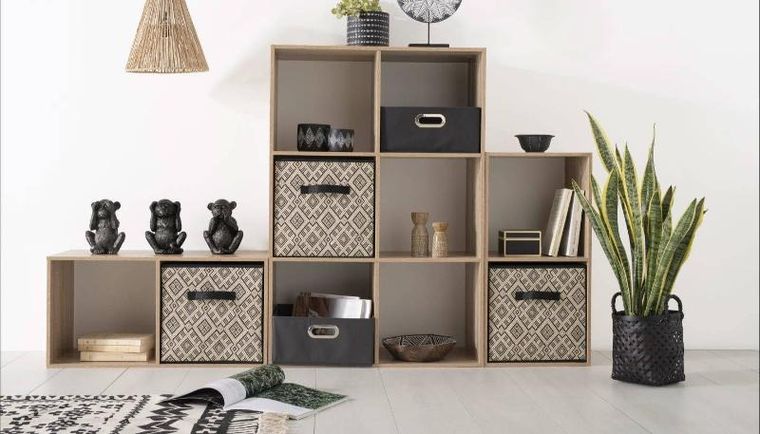 5five Simply Smart, pojemnik tekstylny do przechowywania, pudełko na ubrania, 31-15 cm