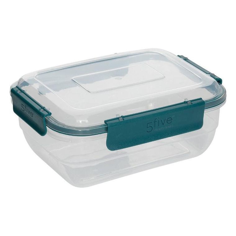 5five Simply Smart, pojemniki na żywność zamykane na klik klic, prostokątne, 4 szt.