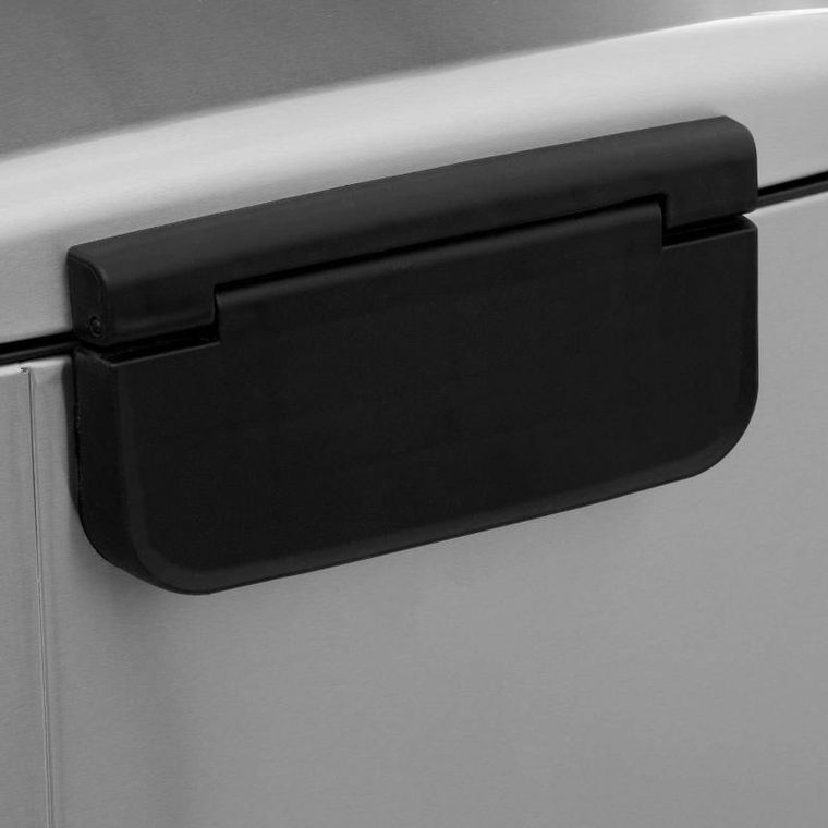 5five Simply Smart, pojemny kosz na śmieci, stal nierdzewna, 50 l