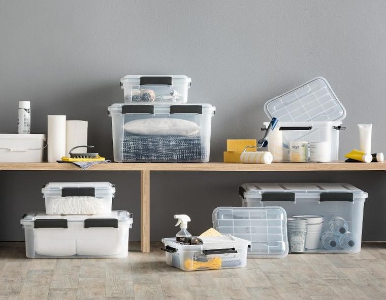 5five Simply Smart, Protect, pojemnik plastikowy z pokrywą, 18l