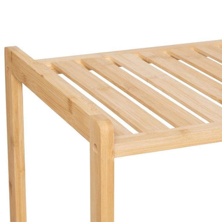 5five Simply Smart, regał bambusowy z koszem na pranie, Tidy box,, 72-33-109 cm