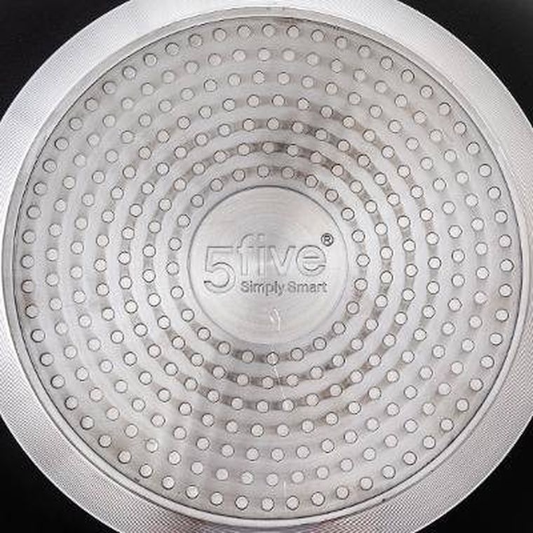 5five Simply Smart, rondel z pokrywką, Silitop, aluminium, Ø 28 cm