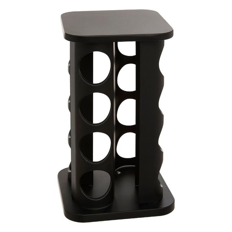 5five Simply Smart, Rota, organizer na przyprawy ze szklanymi słoikami, metalowy, 16 szt.