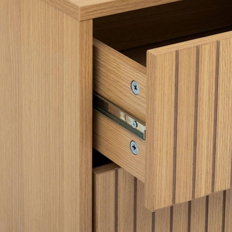 5five Simply Smart, szafka nocna, Tasso, z dwoma szufladami, 40-40-52.5 cm