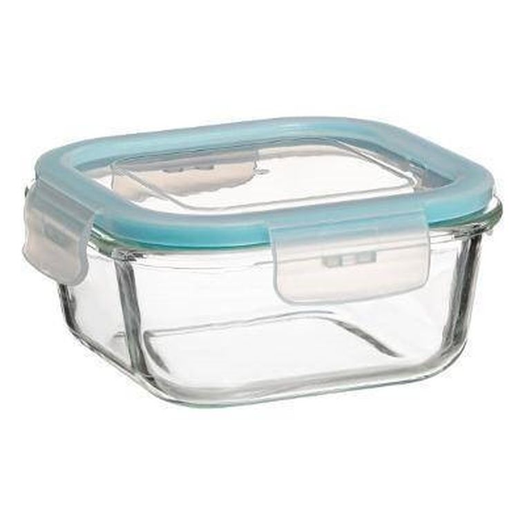 5five Simply Smart, szklane pojemniki na żywność z pokrywką na klipsy, 3 szt.