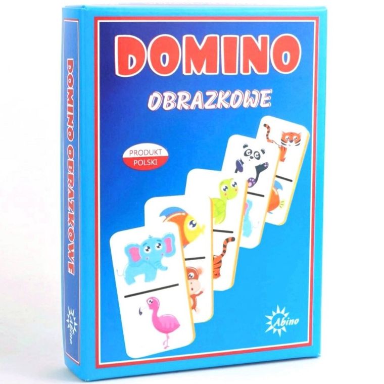 Abino, Domino obrazkowe, gra familijna, 1 szt.