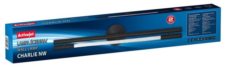 Activejet, lampa ścienna LED, AJE-CHARLI