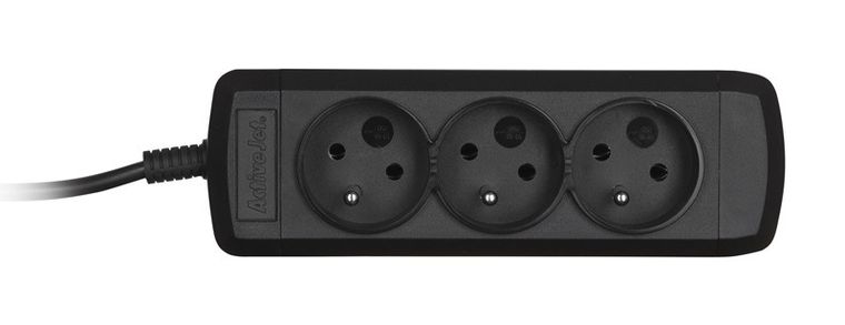 Activejet, przedłużacz, 3m, czarny