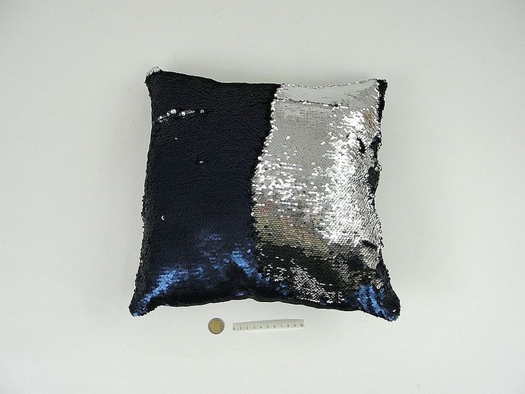 Adar, poszewka na poduszkę, magiczne cekiny, 40-40 cm