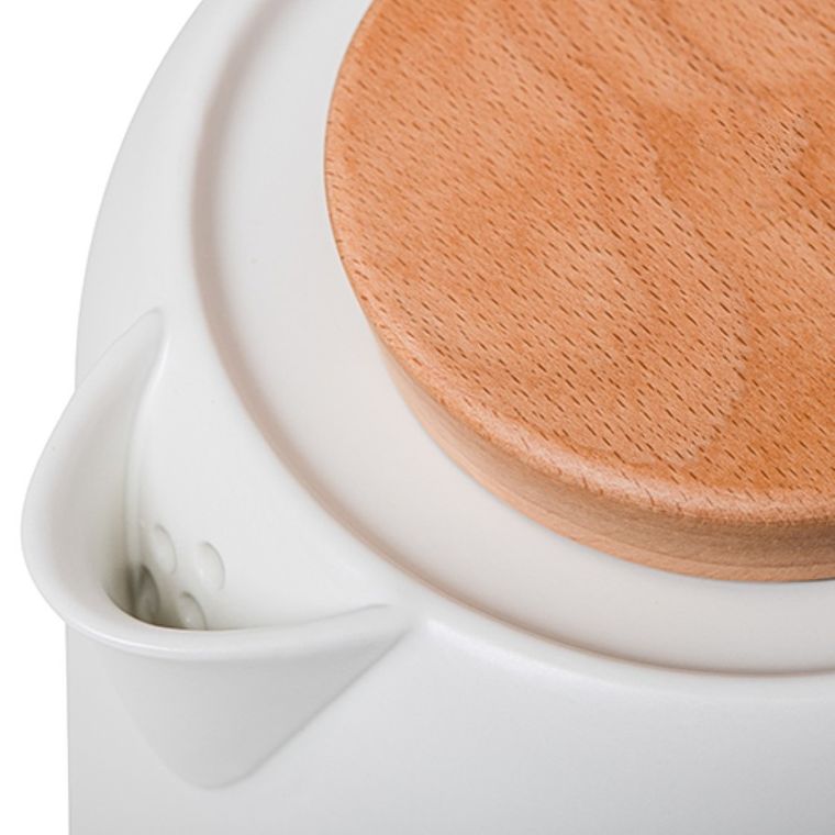 Adler, ceramiczny czajnik elektryczny, biały, 1,0l