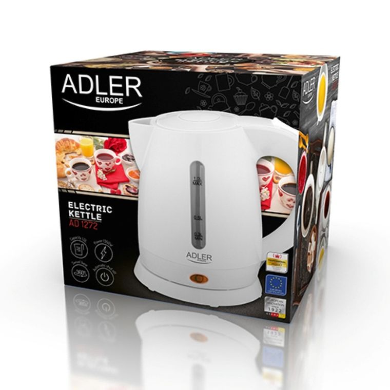 Adler, czajnik elektryczny AD 1272, 1 l, 1600 W