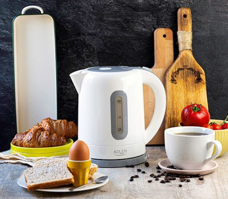 Adler, czajnik elektryczny, plastikowy, 1.7 l, 2200W, AD 1234