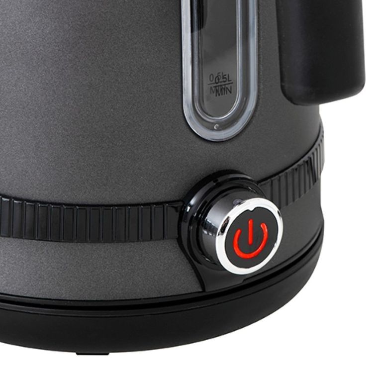 Adler, czajnik metalowy z LCD & regulacją temperatury, 1,7l