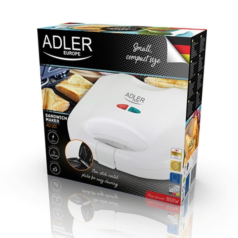 Adler, opiekacz do kanapek, 750W, AD 301
