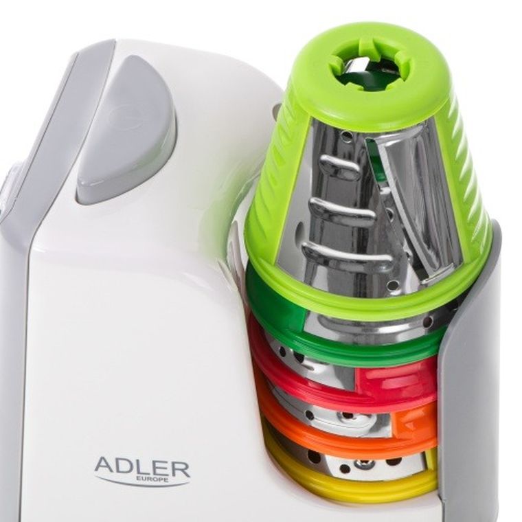 Adler, szatkownica do warzyw z 5 nasadkami