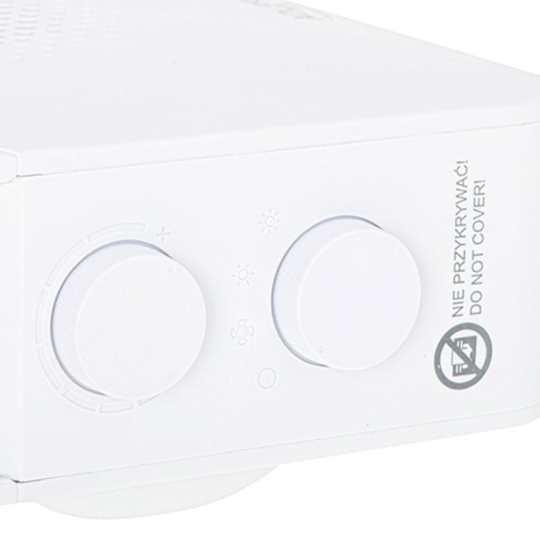 Adler, termowentylator, AD 7725, biały