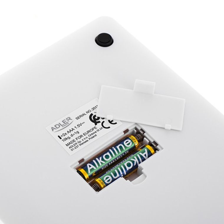 Adler, waga kuchenna, AD3173w, biała