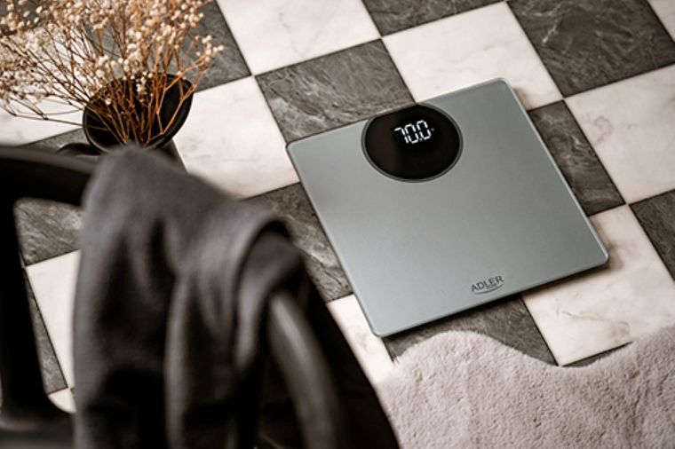 Adler, waga łazienkowa, LED, AD 8175