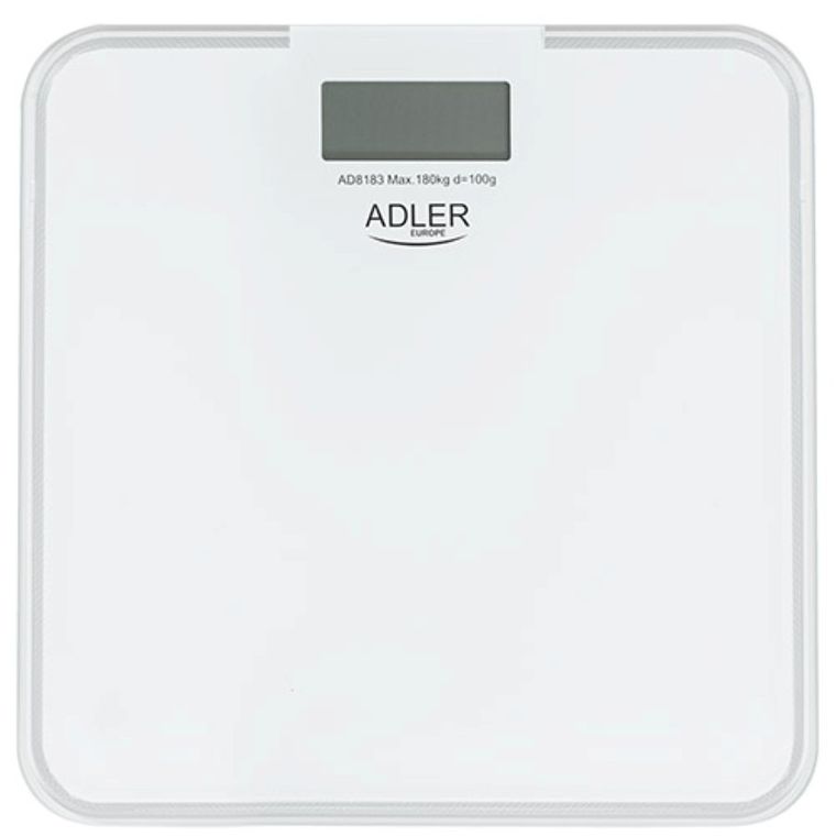 Adler, waga łazienkowa z podświetleniem krawędzi