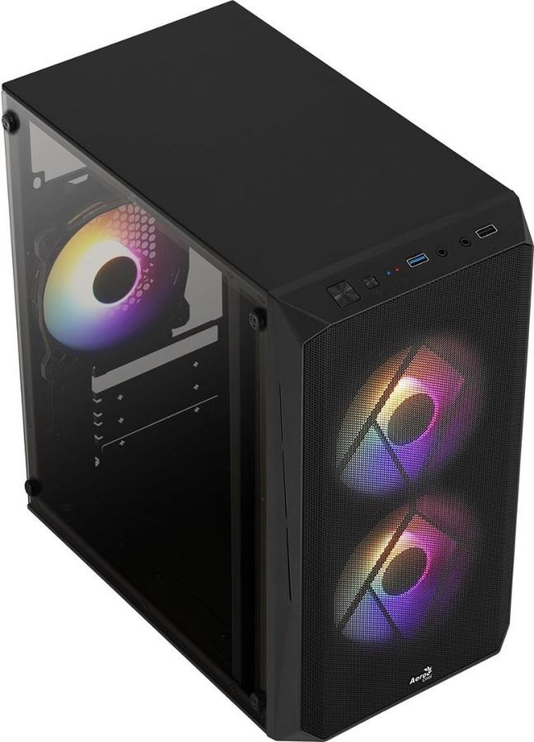 Aerocool, obudowa, GS CS-107-A-BK-v2 FRGB