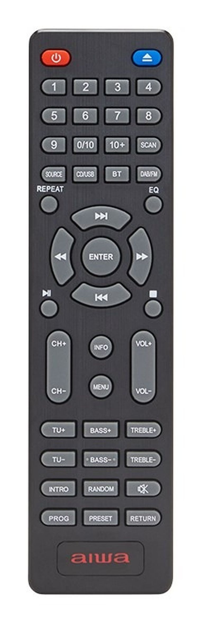 Aiwa, MSBTU-700DAB, wieża, 2-25W, czarna