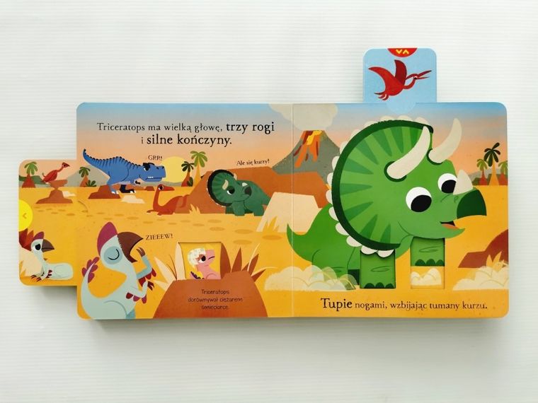 Akademia Mądrego Dziecka. Poznajmy dinozaury. Triceratops