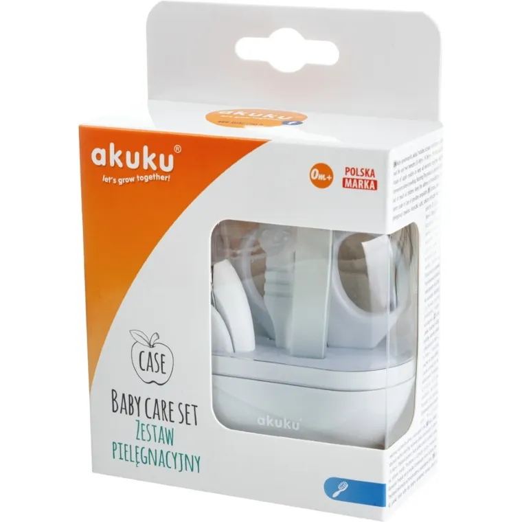 Akuku, Apple Case, zestaw do pielęgnacji, grey