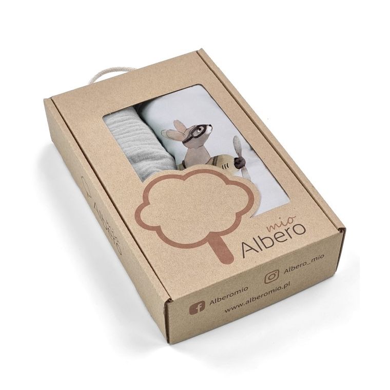 Albero Mio, Lot Balonem, prześcieradło do gondoli, 2 szt.