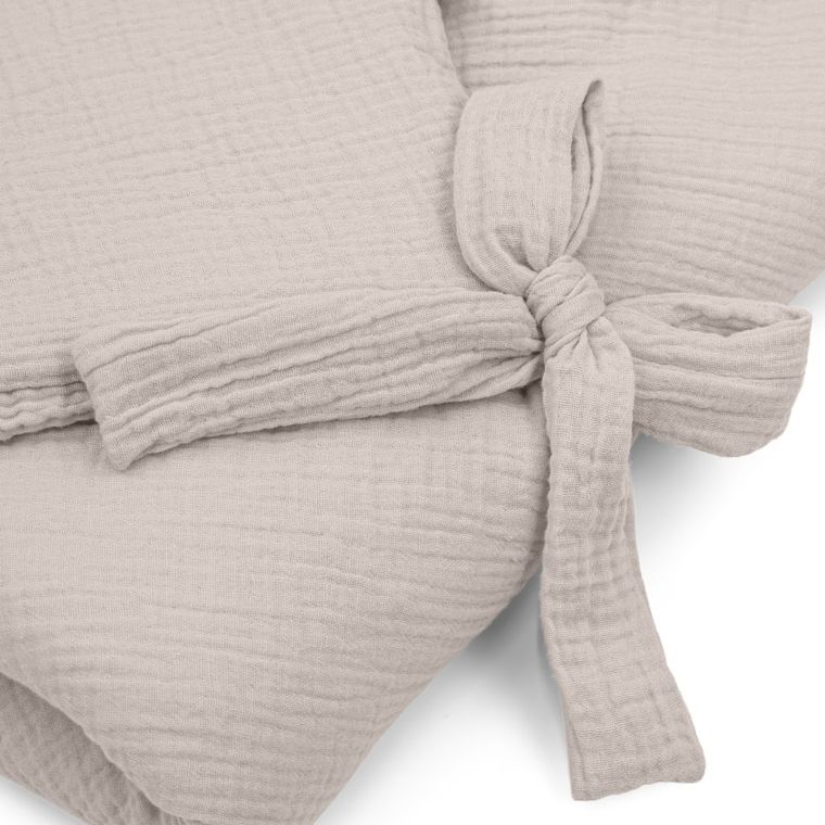 Albero Mio, otulacz muślinowy do fotelika, ocieplany, beż