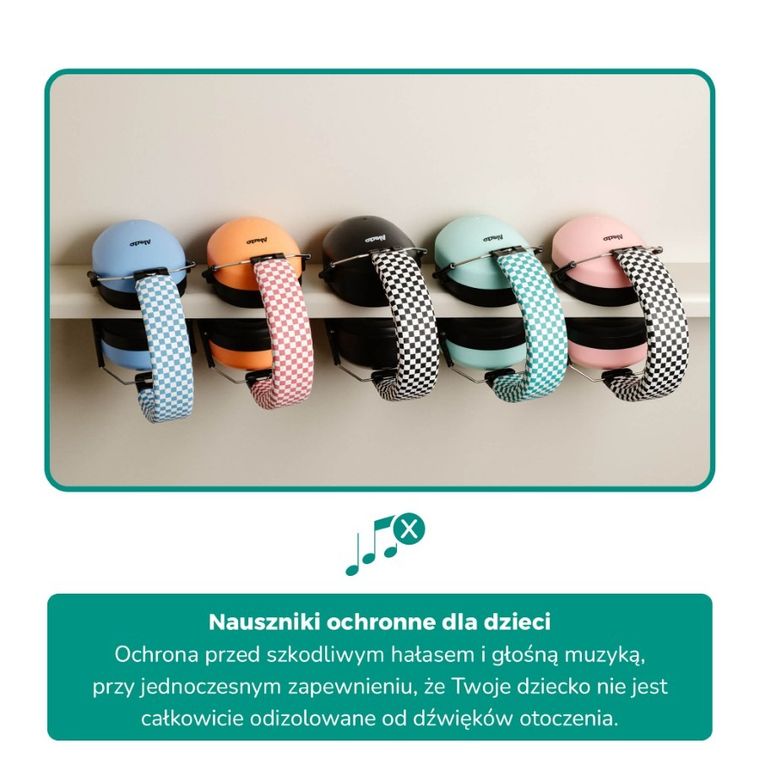 Alecto, BV-71, nauszniki wygłuszające dla dzieci, różowe