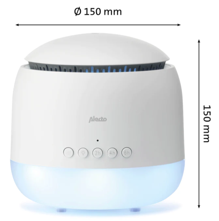 Alecto, nawilżacz powietrza z lampką