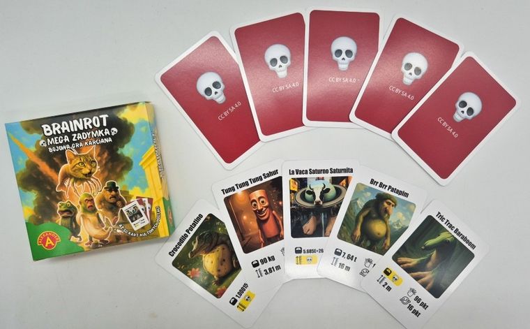 Alexander, Brainrot, Mega Zadymka, gra karciana