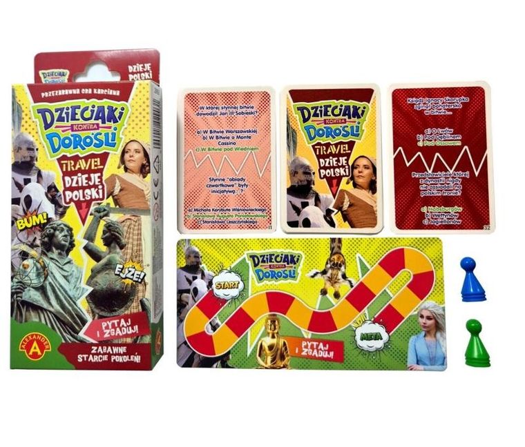 Alexander, Dzieje Polski, Travel, Pytaj i zgaduj, familijna gra karciana