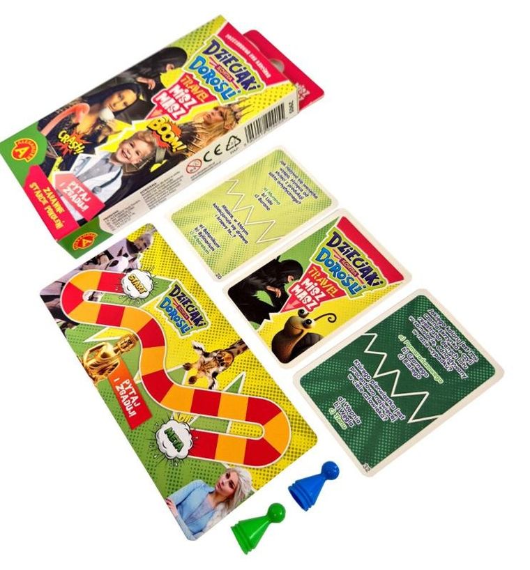 Alexander, Misz Masz, Travel, Pytaj i zgaduj, familijna gra karciana