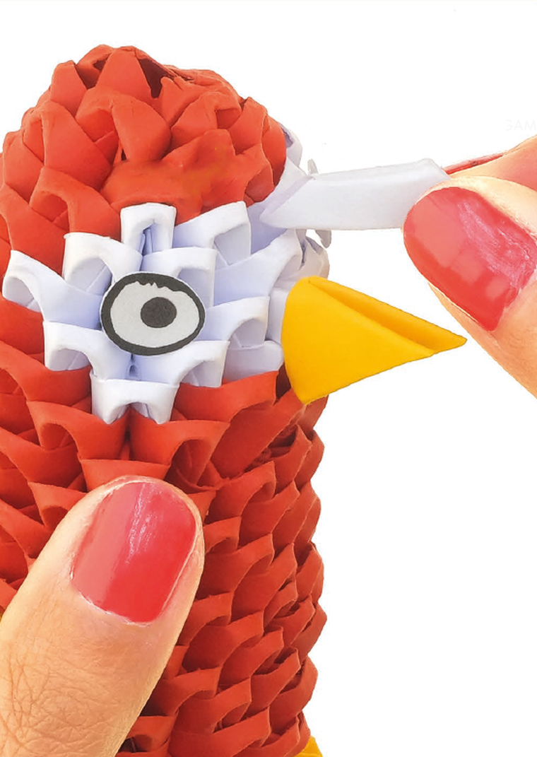 Alexander, Origami 3D, Papuga, zestaw kreatywny