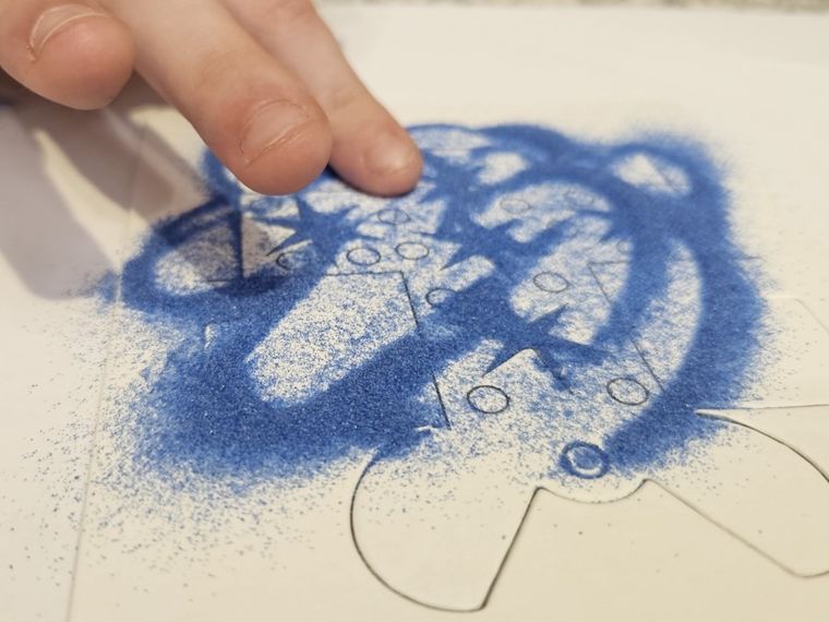 Alexander, Piaskowe Malowanki, Ozdoby na Choinkę: Ciastek, zestaw kreatywny