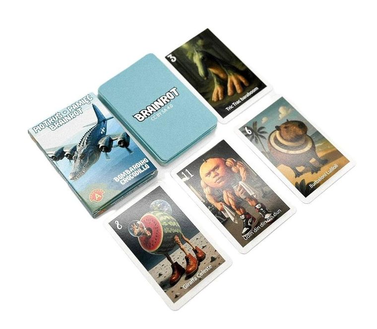 Alexander, Piotruś + Pamięć, Brainrot, Bombardiro Crocodillo, gra karciana