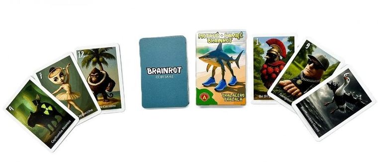 Alexander, Piotruś + Pamięć, Brainrot, Tralalero Tralala, gra karciana