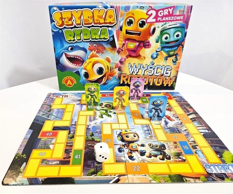 Alexander, Szybka Rybka/Wyścig Robotów, gra familijna